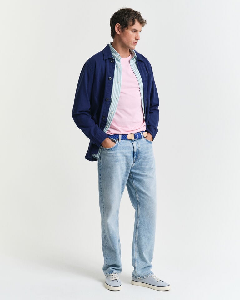 Gant Camiseta Logo En Contraste