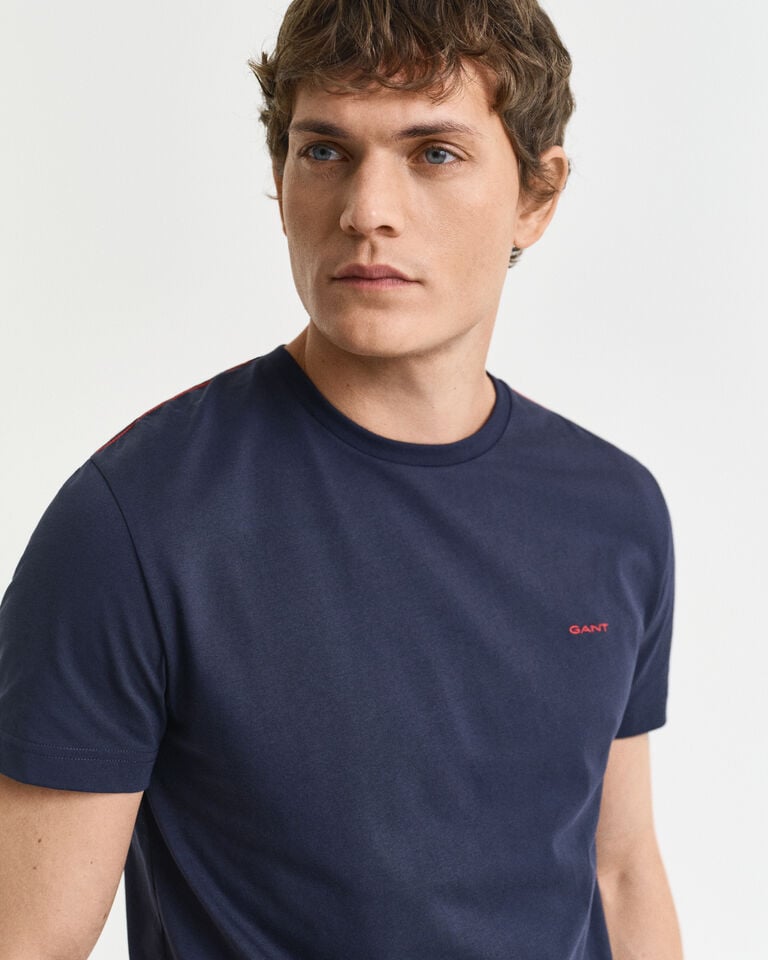 Gant Camiseta Logo En Contraste