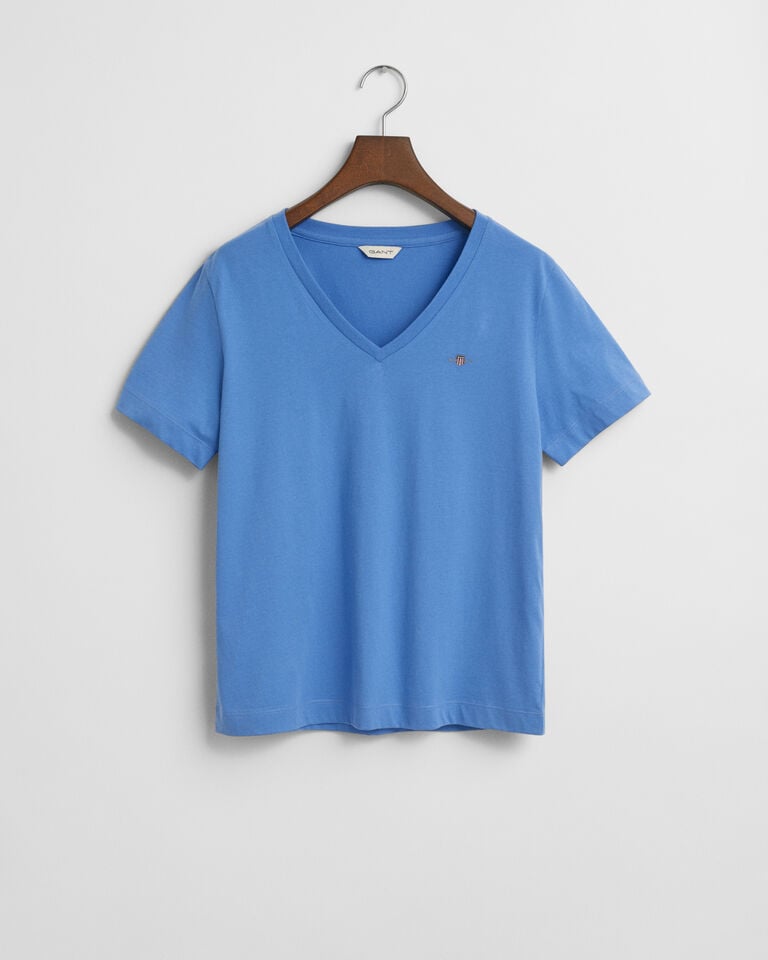 Gant Camiseta Shield Con Cuello De Pico