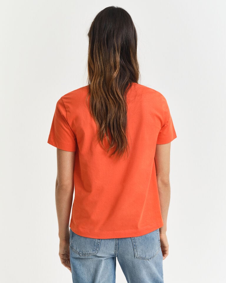 Gant Camiseta Shield Con Cuello De Pico