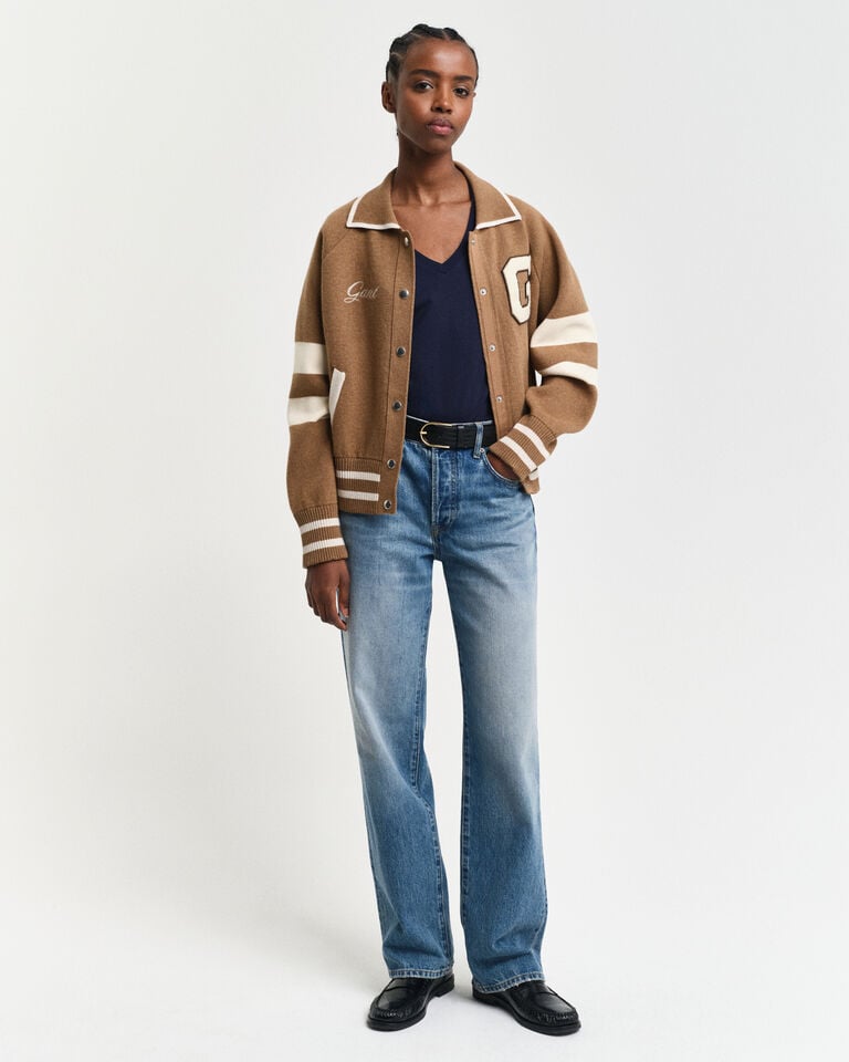 Gant Camiseta Shield Con Cuello De Pico