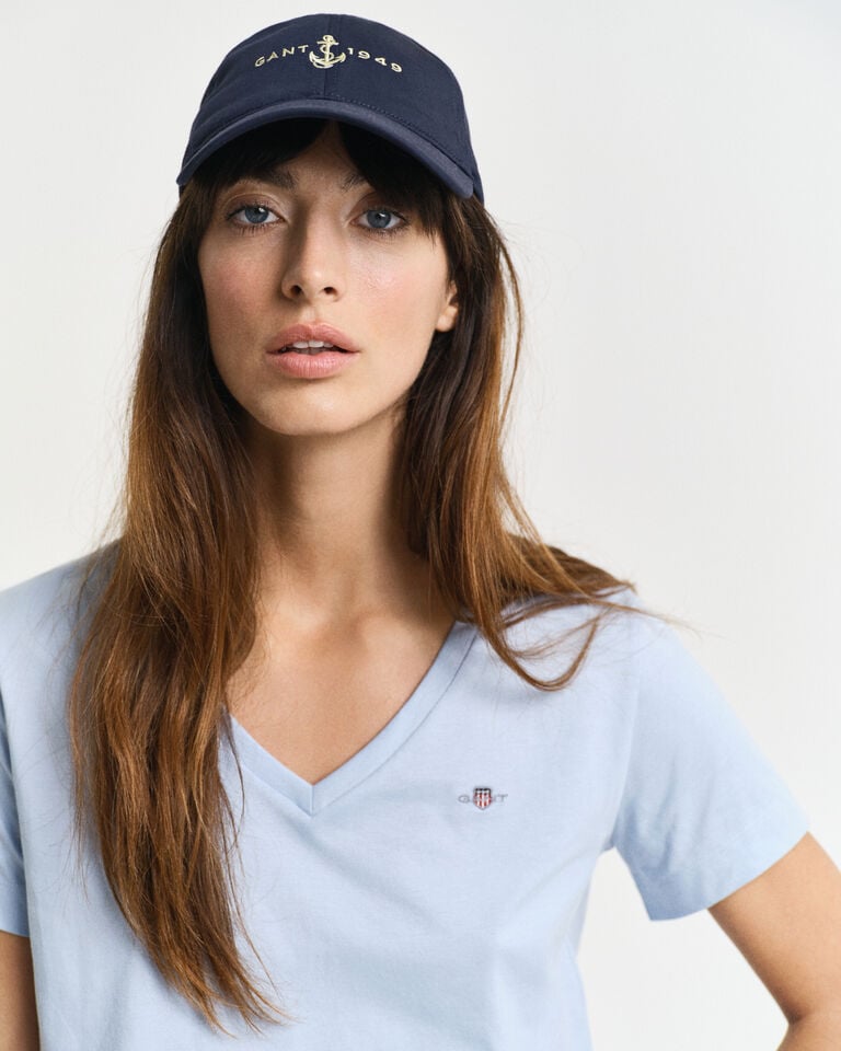 Gant Camiseta Shield Con Cuello De Pico