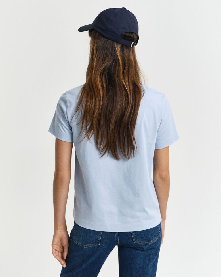 Gant Camiseta Shield Con Cuello De Pico