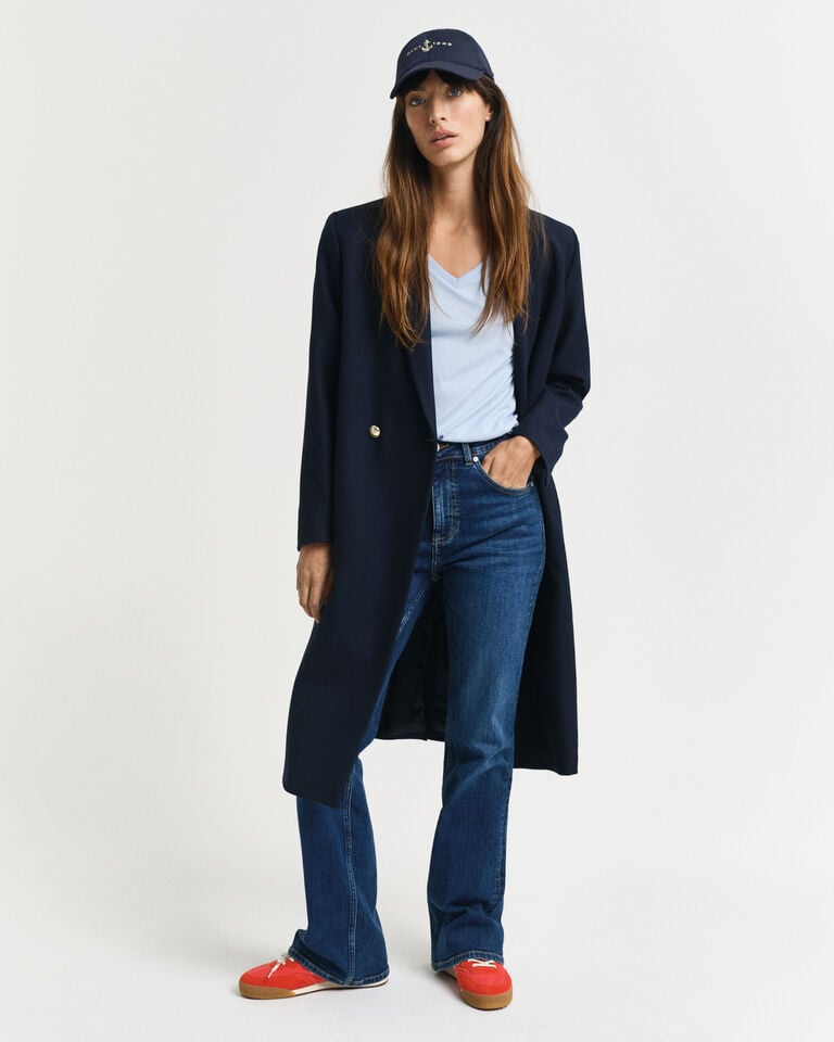 Gant Camiseta Shield Con Cuello De Pico