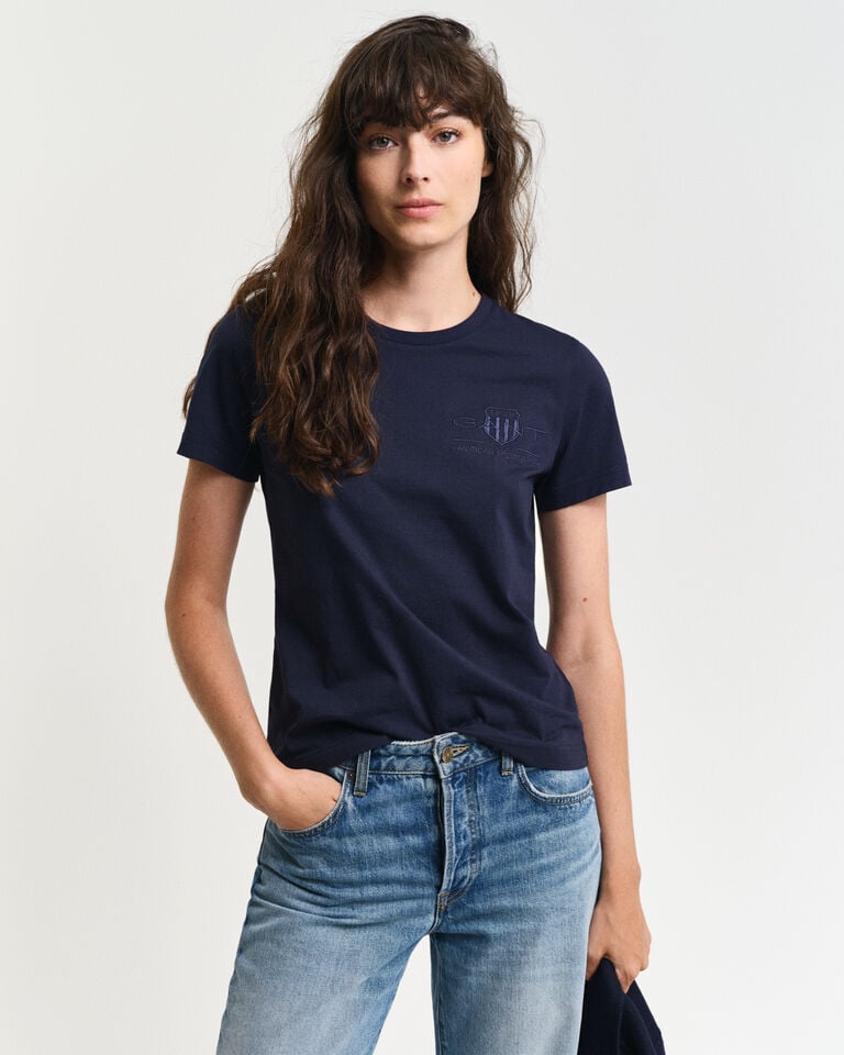 Gant Camiseta Tonal Archive Shield