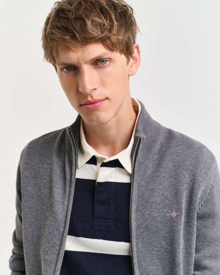 Gant Cárdigan Con Cremallera Casual Cotton