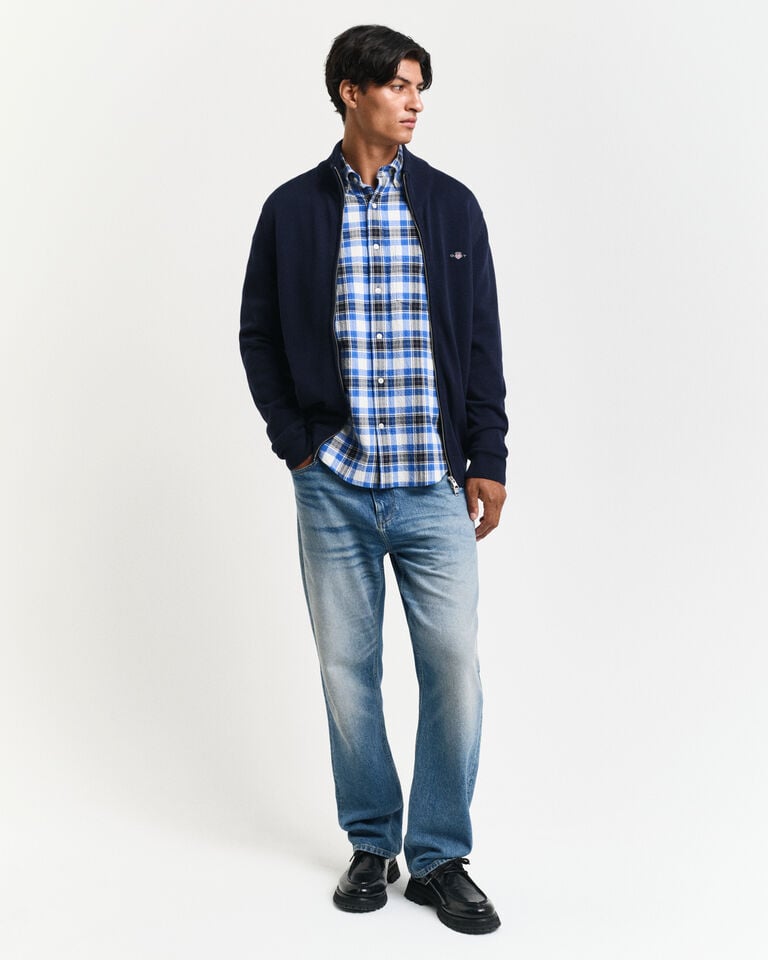 Gant Cárdigan Con Cremallera Casual Cotton