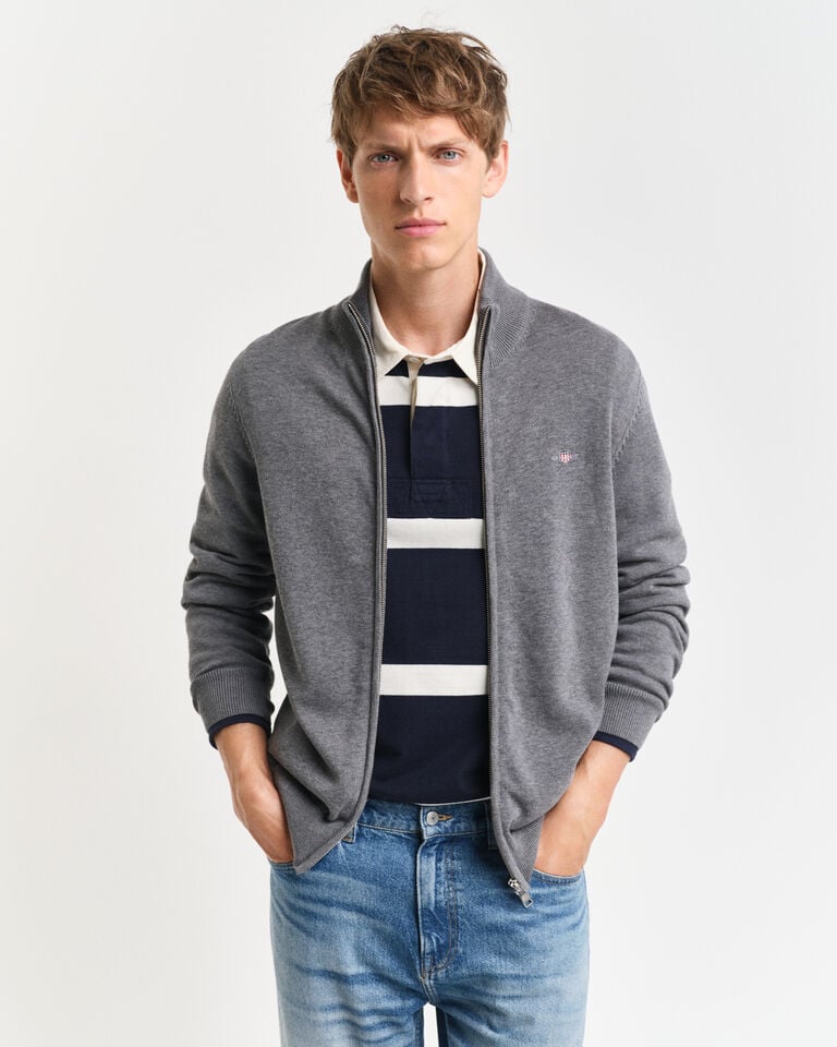 Gant Cárdigan con cremallera Casual Cotton