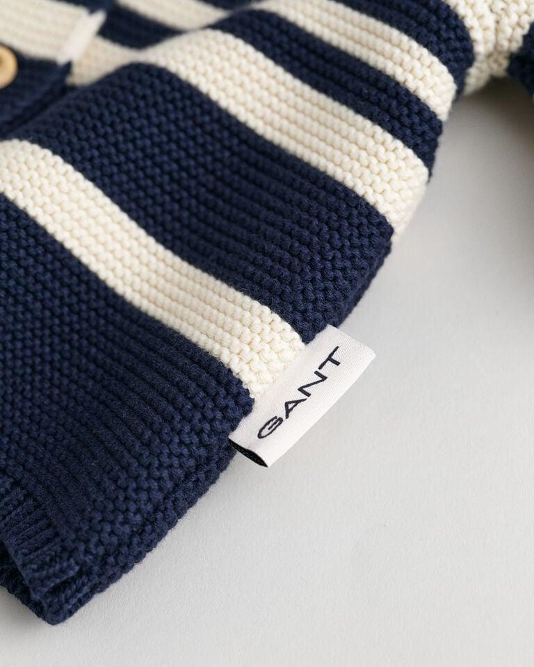 Gant Cárdigan Con Estampado De Raya Bretona Baby