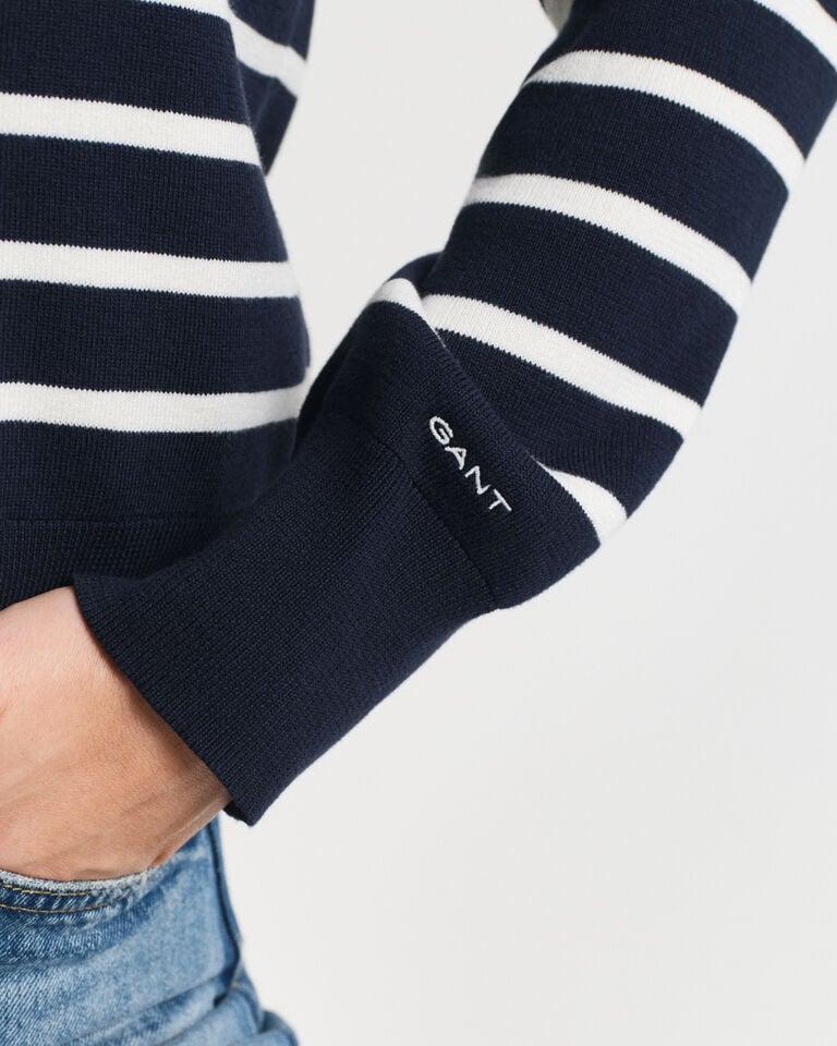 Gant Cárdigan De Algodón A Rayas