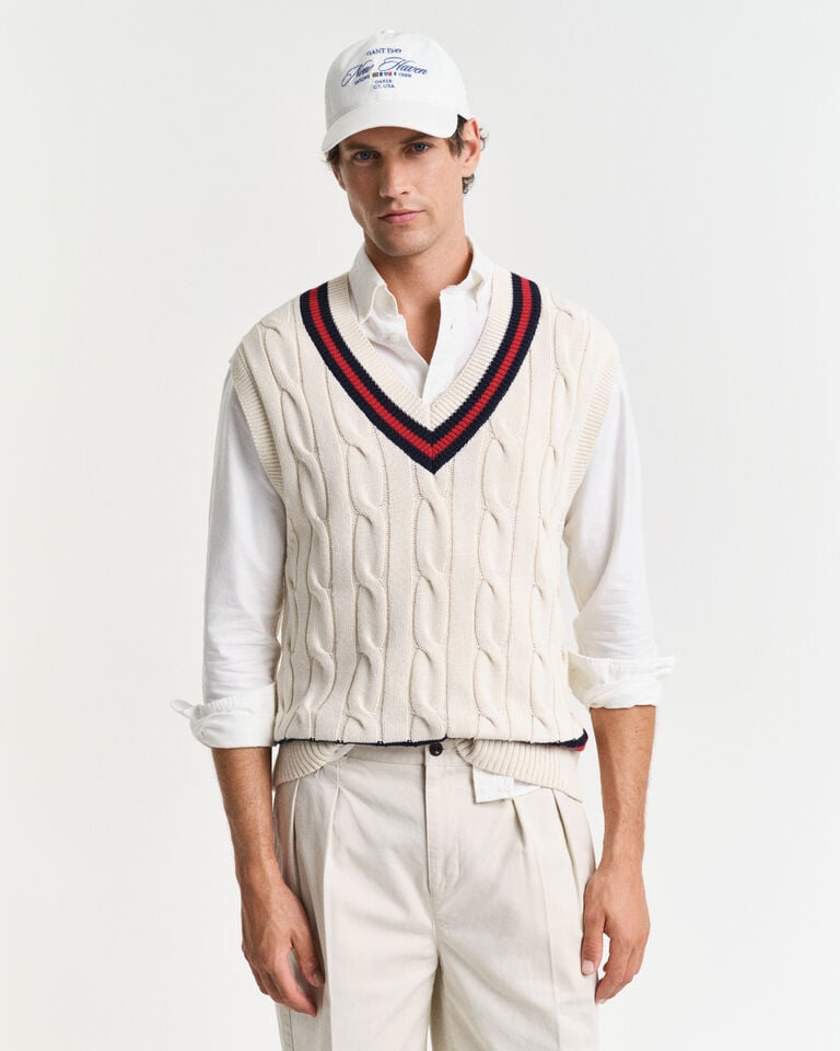 Gant Chaleco De Punto De Ochos