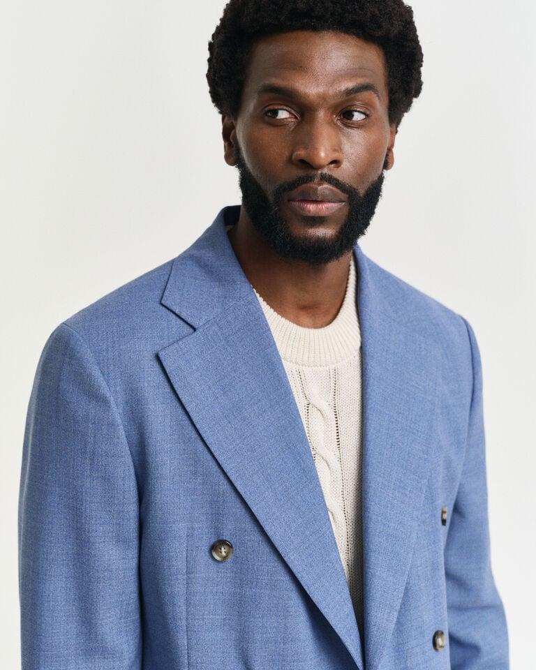 Gant Chaqueta De Traje Regular Fit De Lana Mouliné