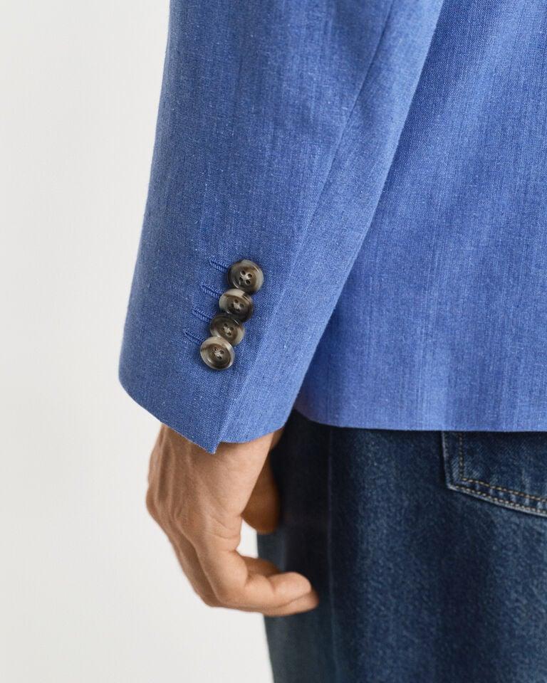 Gant Chaqueta De Traje Slim Fit De Algodón Y Lino