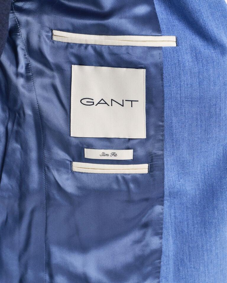 Gant Chaqueta De Traje Slim Fit De Algodón Y Lino