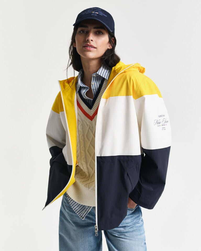 Gant Chaqueta Sailing con diseño de bloques
