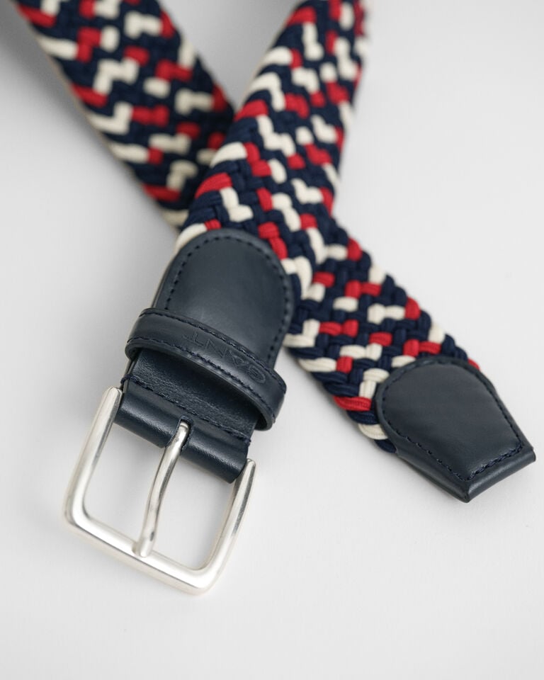 Gant Cinturón Elástico Trenzado Multicolor