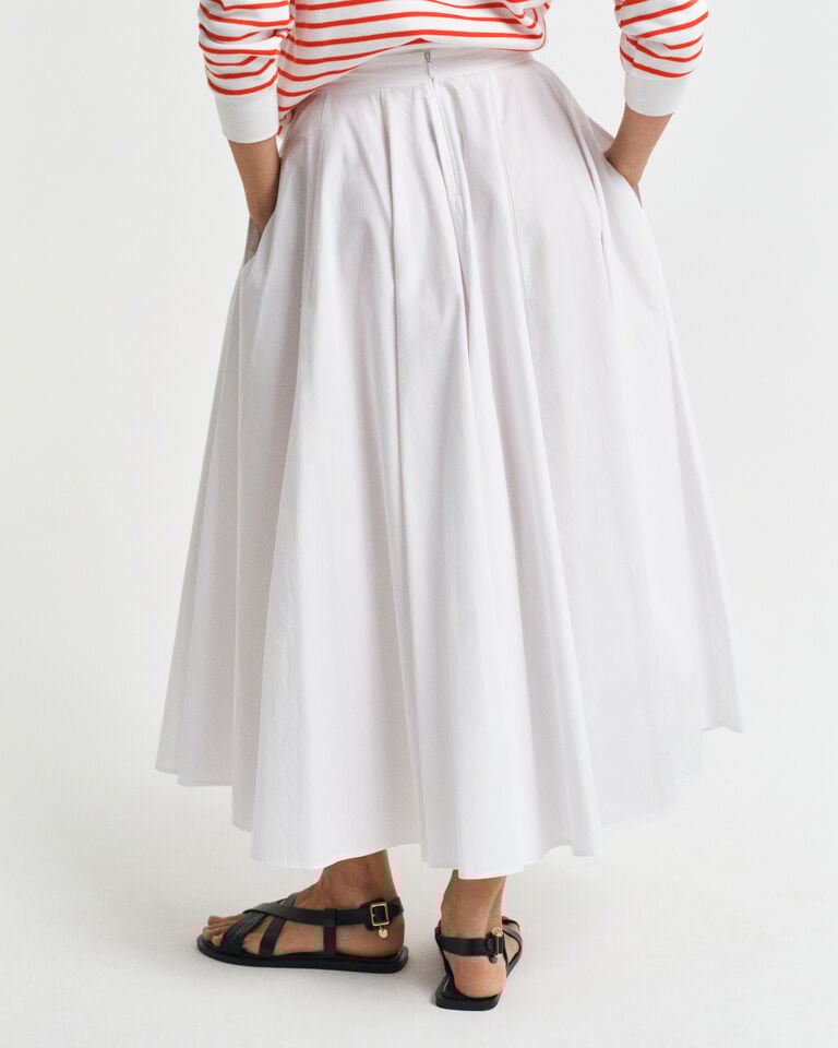 Gant Falda De Algodón Midi