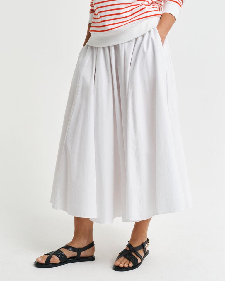 Gant Falda De Algodón Midi