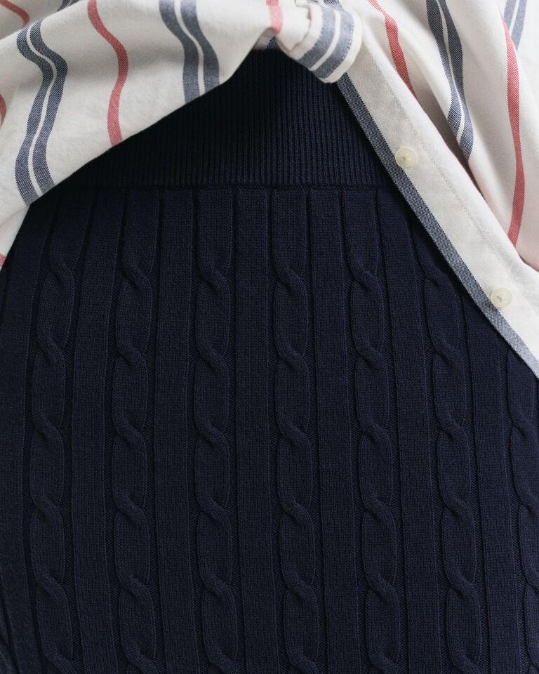 Gant Falda De Punto De Ochos En Algodón Elástico