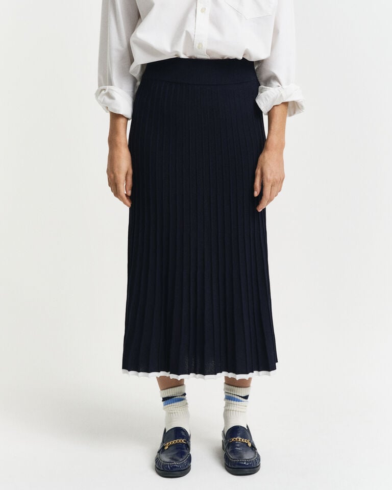 Gant Falda De Punto De Viscosa