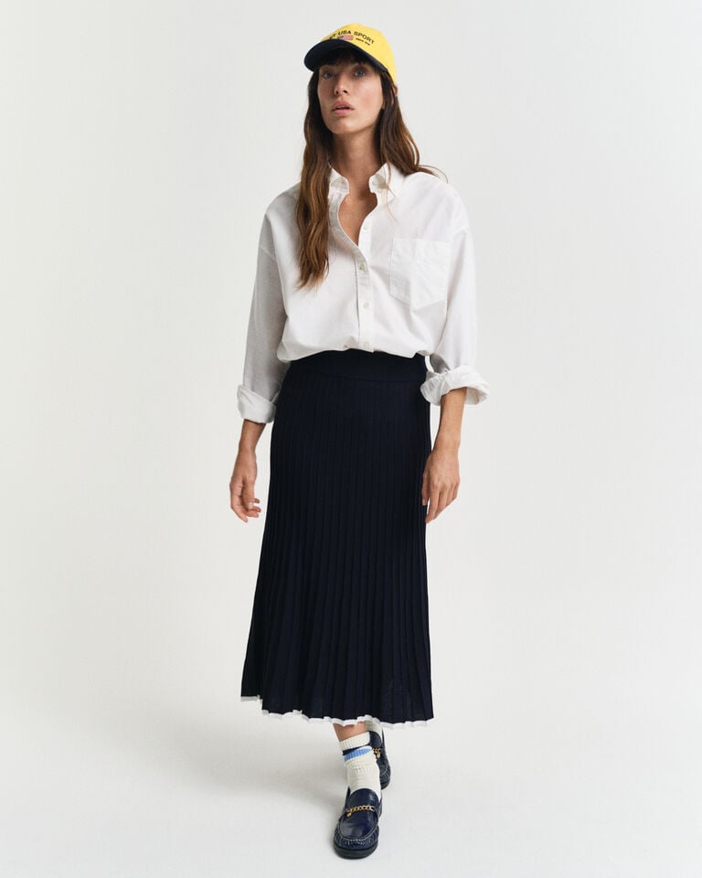 Gant Falda de punto de viscosa