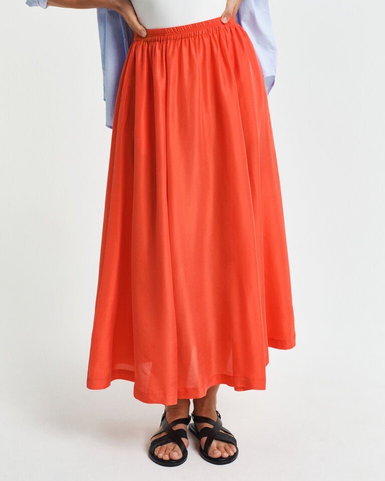 Gant Falda De Seda Habotai