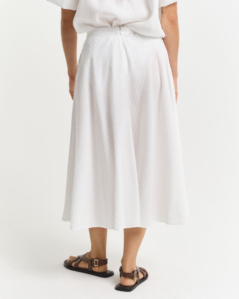 Gant Falda De Sirsaca A Rayas En El Mismo Tono