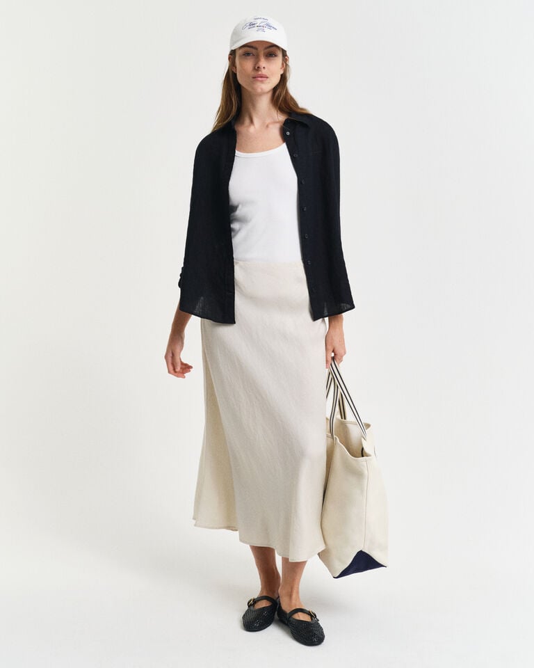 Gant Falda En Mezcla De Lino