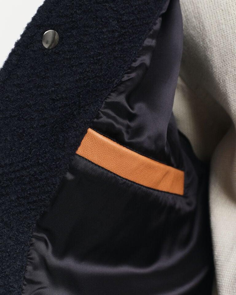 Gant GANT Varsity Jacket De Mezcla De Piel Y Lana