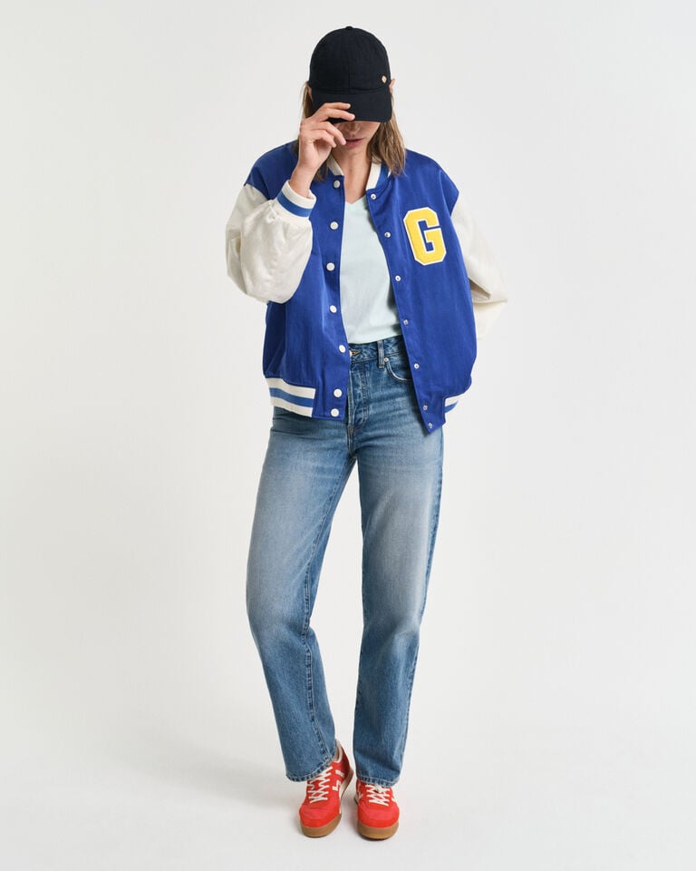 Gant GANT Varsity Jacket De Satén Con Insignia G