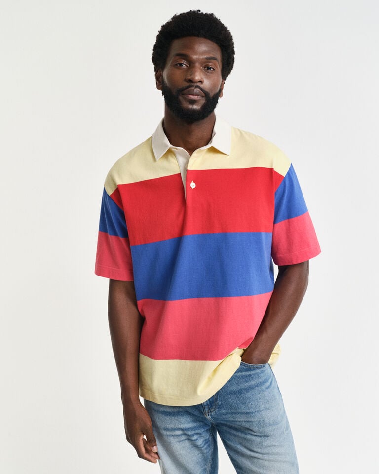 Gant Heavy Rugger de manga corta a rayas