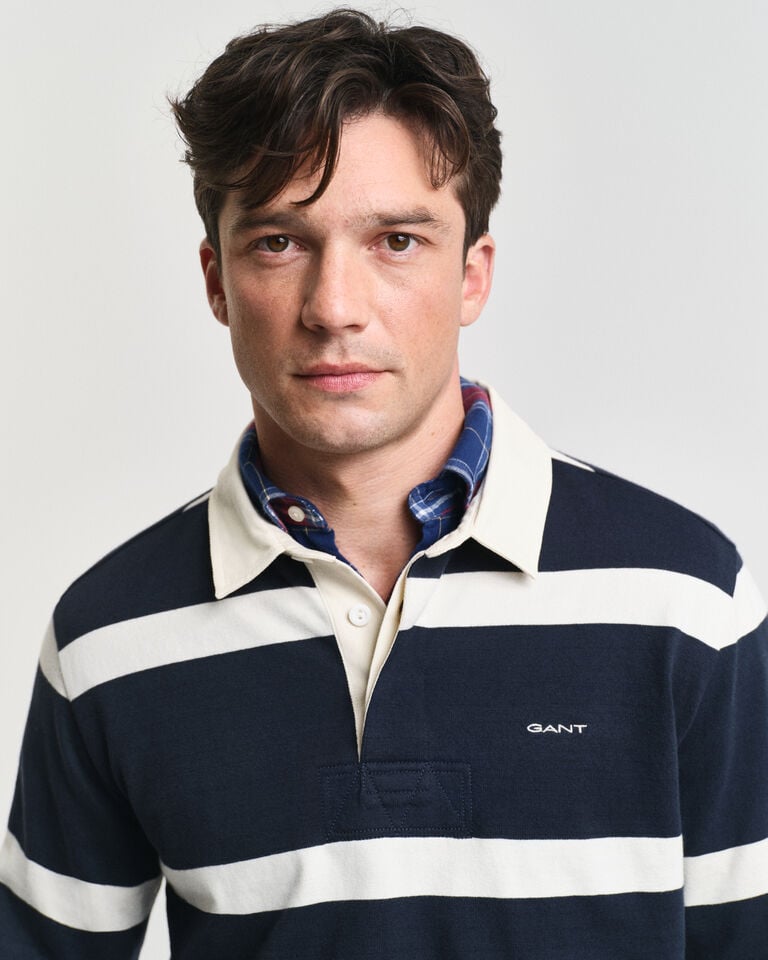 Gant Heavy Rugger De Rayas En Hilo Teñido