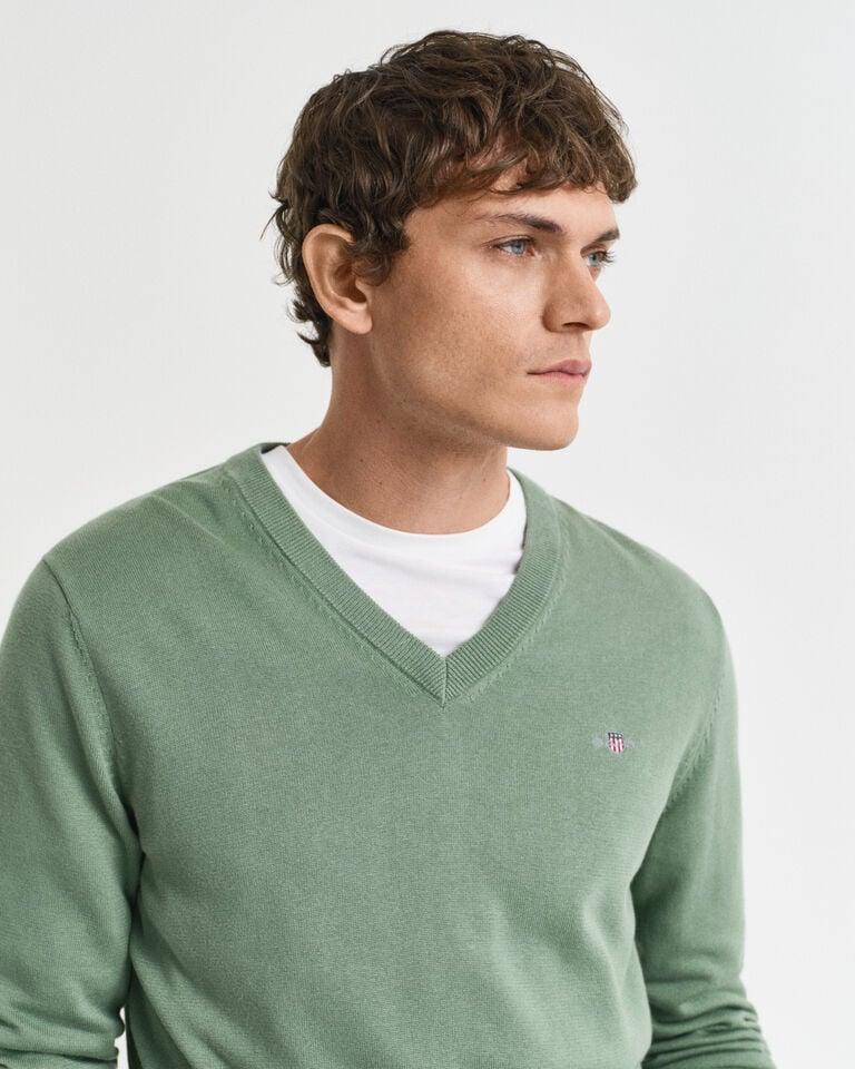 Gant Jersey Clásico De Algodón Con Cuello De Pico