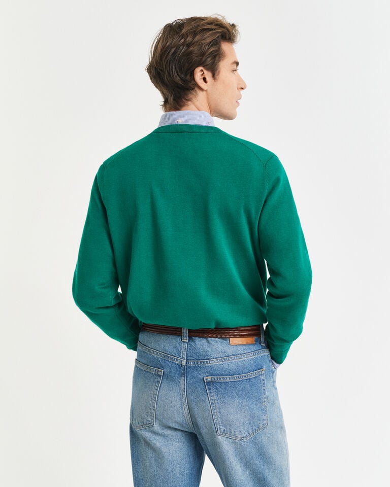 Gant Jersey Clásico De Algodón Con Cuello De Pico