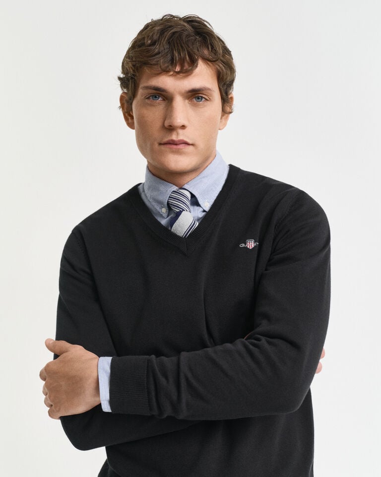 Gant Jersey Clásico De Algodón Con Cuello De Pico