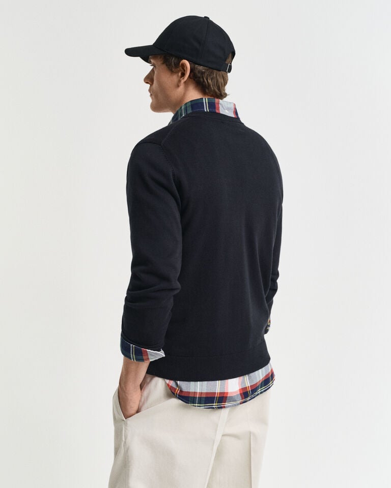 Gant Jersey Clásico De Algodón Con Cuello Redondo