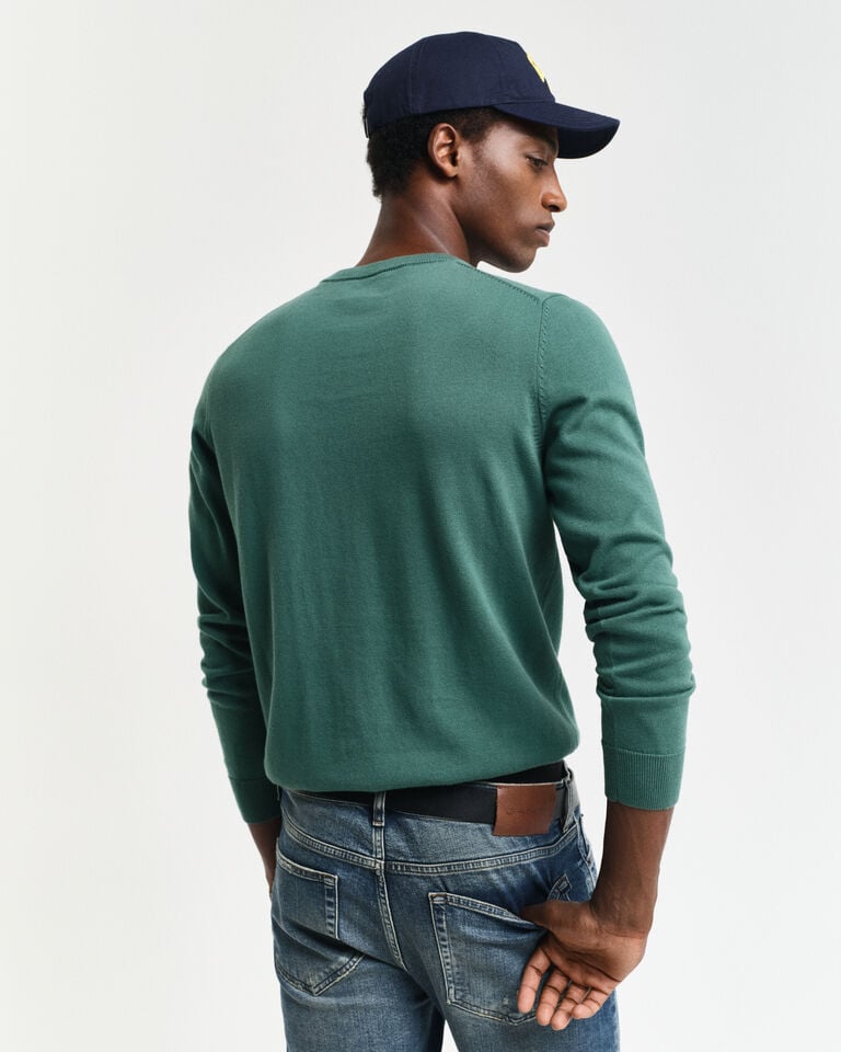 Gant Jersey Clásico De Algodón Con Cuello Redondo