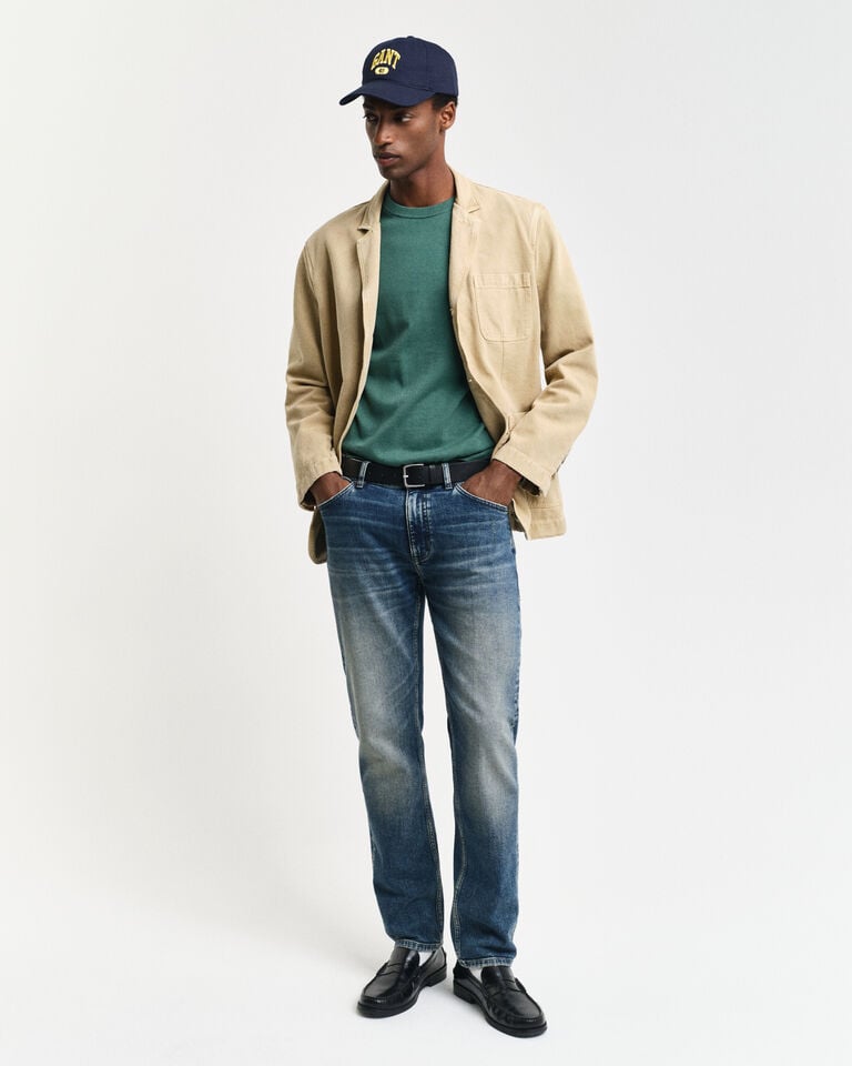 Gant Jersey Clásico De Algodón Con Cuello Redondo