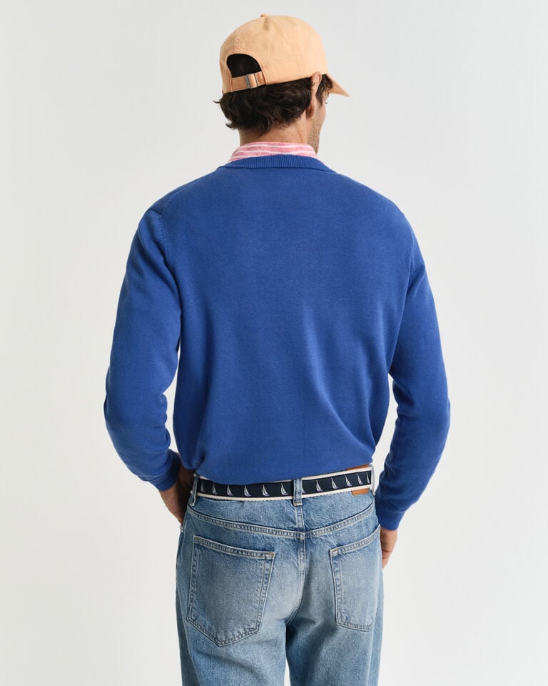 Gant Jersey Clásico De Algodón Con Cuello Redondo