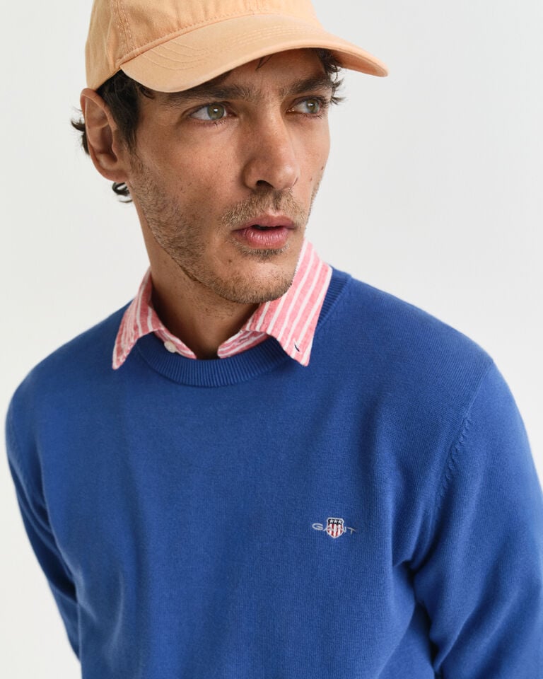 Gant Jersey Clásico De Algodón Con Cuello Redondo