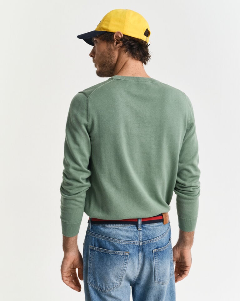 Gant Jersey Clásico De Algodón Con Cuello Redondo