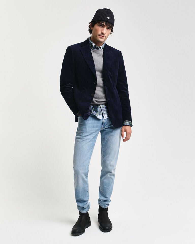 Gant Jersey Clásico De Algodón Con Cuello Redondo