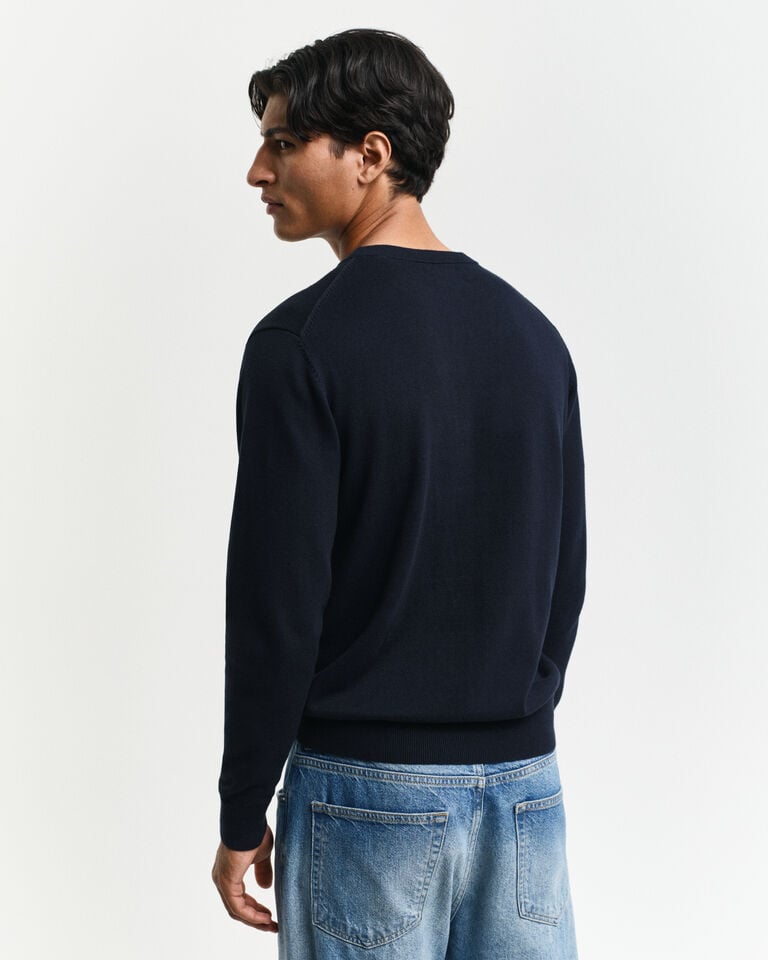 Gant Jersey Clásico De Algodón Con Cuello Redondo