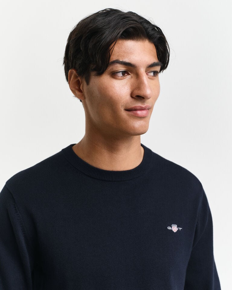 Gant Jersey Clásico De Algodón Con Cuello Redondo