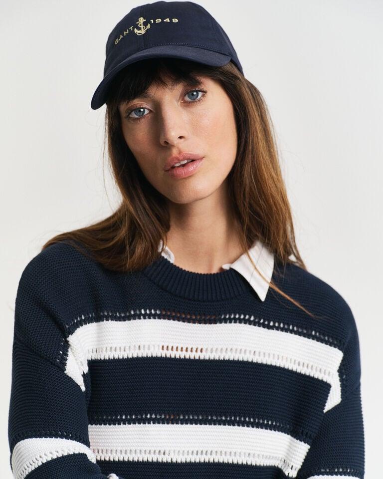 Gant Jersey De Cuello Redondo A Rayas Con Textura