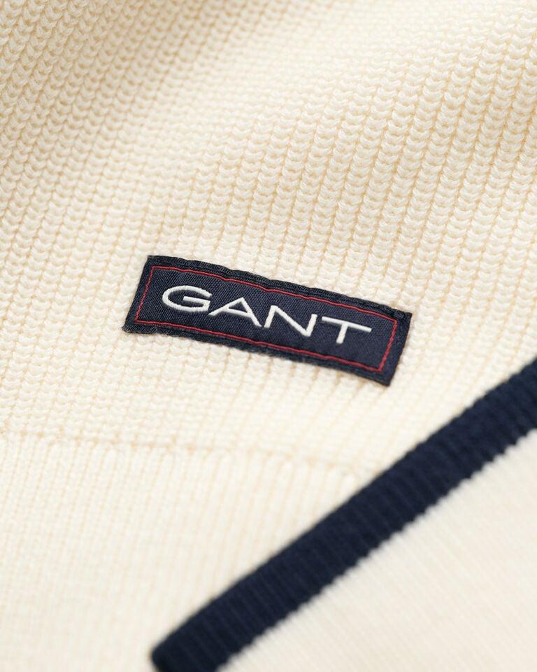 Gant Jersey De Cuello Redondo De Algodón Acanalado