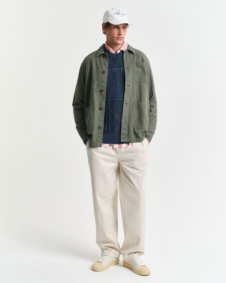 Gant Jersey De Cuello Redondo Y Punto De Ochos