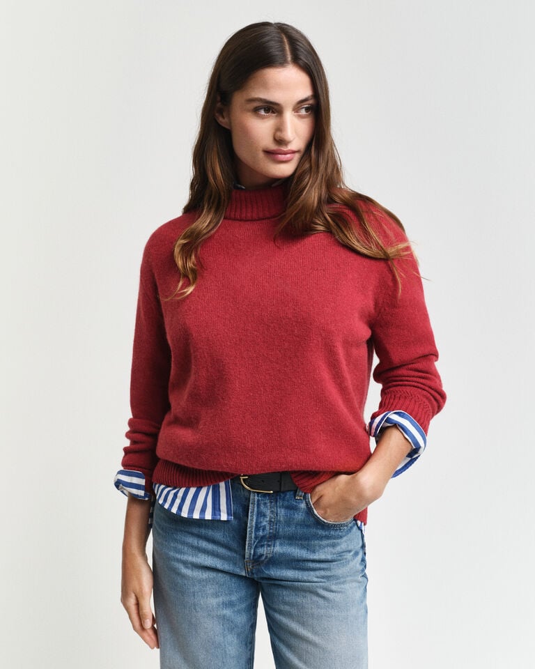 Gant Jersey de mezcla de lana con cuello alto