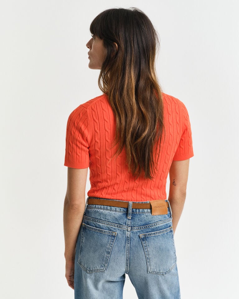 Gant Jersey De Punto De Ochos En Algodón Elástico