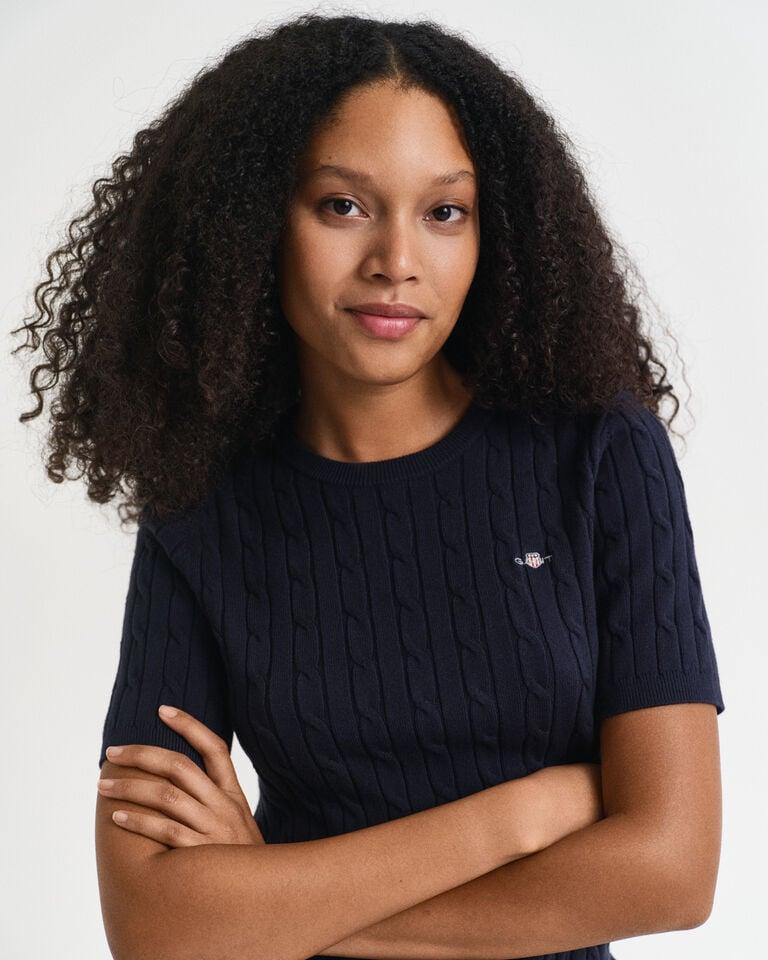 Gant Jersey De Punto De Ochos En Algodón Elástico